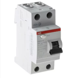 Disyuntor bipolar Dr Abb fh202 Ac-25/0.03 de 25A/30 mA
